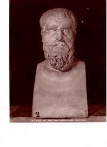 Brogi 16567 ROMA Museo Capitolino Eraclito erma in marmo