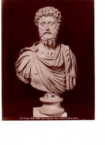 Brogi 16582 ROMA Museo Capitolino Marco Aurelio busto in marmo