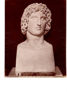Brogi 16608 ROMA Museo Capitolino Virgilio erma in marmo