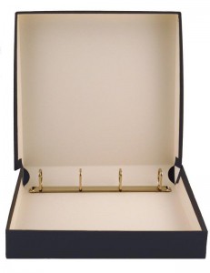 Scatola per archiviazione fotografica ad anelli