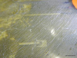 Alterazione del vetro in clima secco