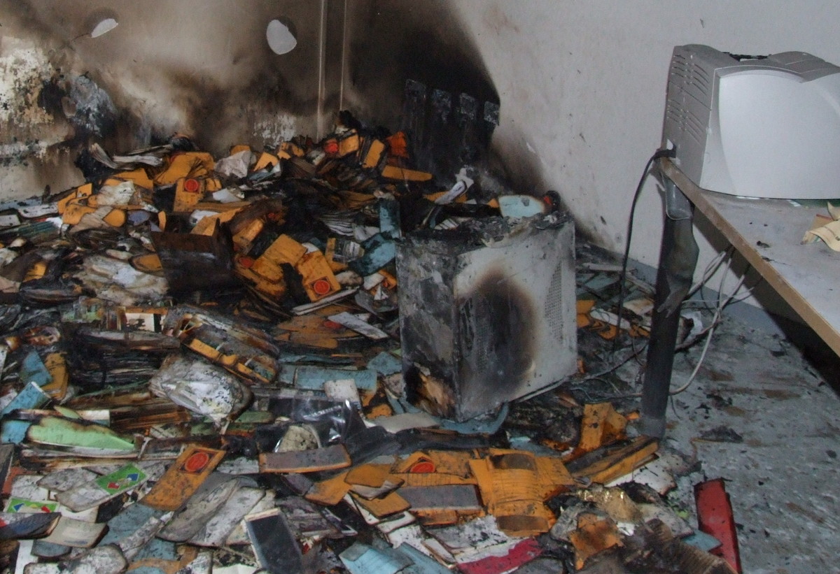 Danni causati da incendio