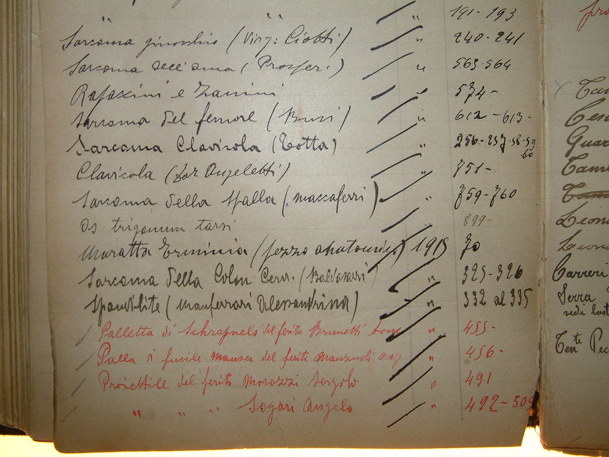 Informatizzazione di dati in registri e rubriche